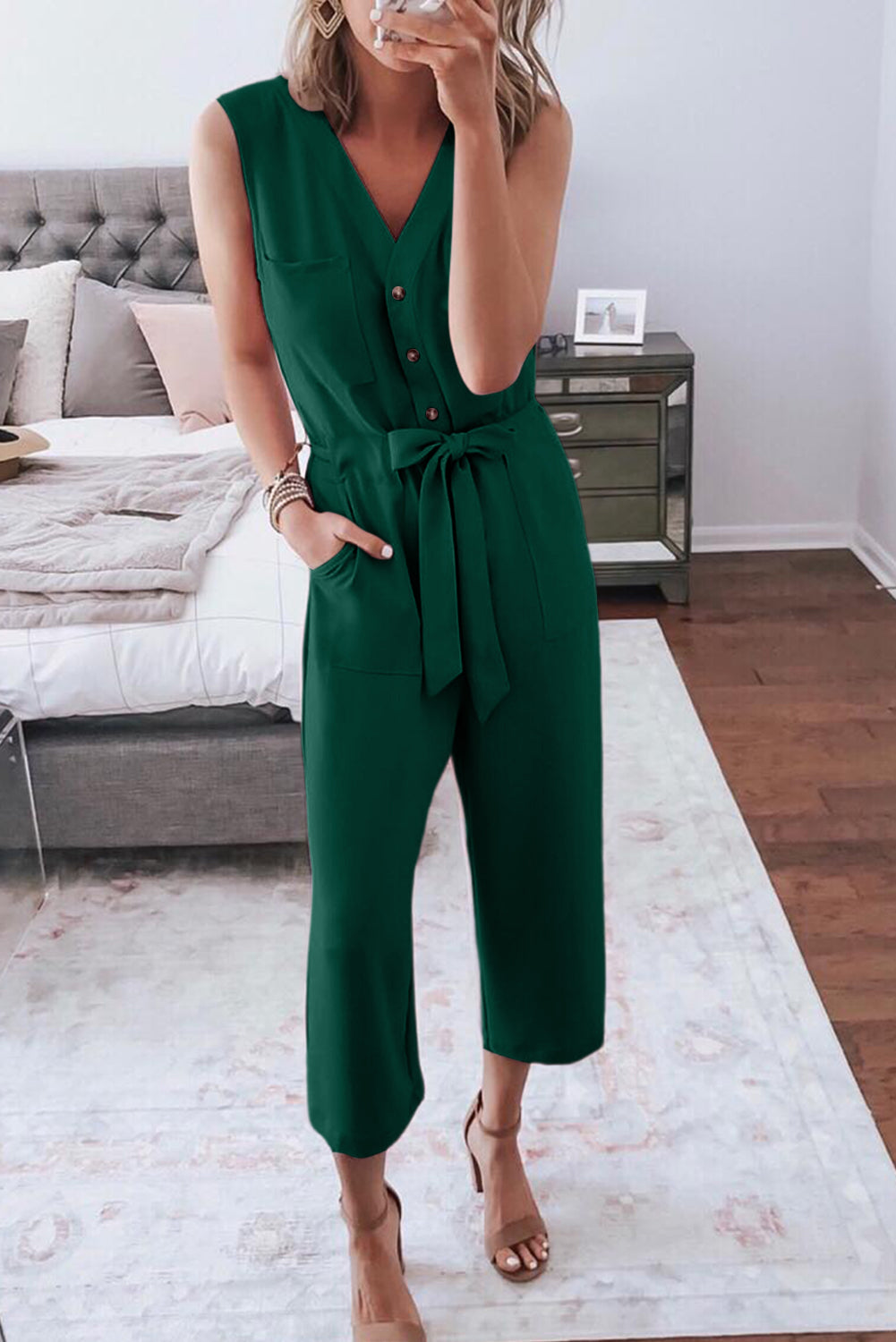 Cropped cheap jumpsuit outfit