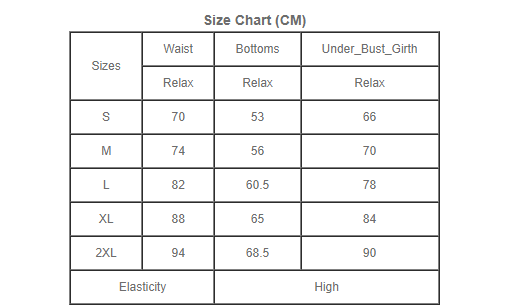 Size Chart 43334