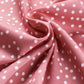 Pink Polka Dots Ruffle Flutter Sleeve Frilled Neck Blouse