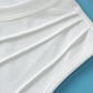 White Crew Neck Pleated Tank Top