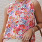 Multicolor Floral Print Relaxed Tank Top