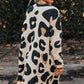 Leopard Animal Print Open Midi Cardigan