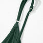 Duffel Green Spaghetti Straps Pocketed Slouchy Maxi Dress