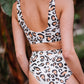 Leopard Bralette High Waist Bikini