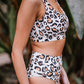 Leopard Bralette High Waist Bikini