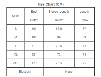 Size Chart 2519034