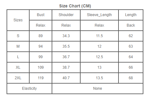 Size Chart 252060