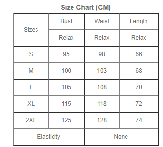 Size Chart 252085