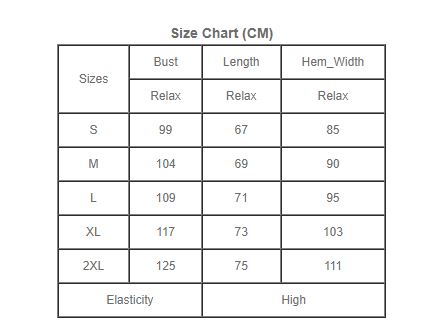 Size Chart 2538081