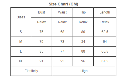 Size Chart 44376