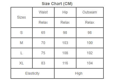 Size Chart 77171