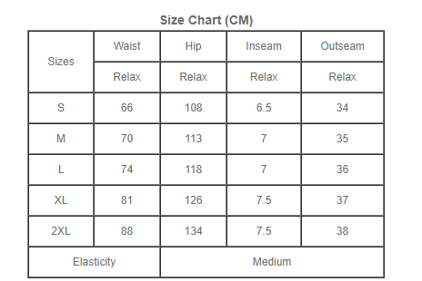 Size Chart 77312