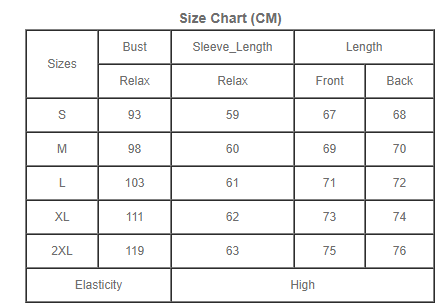 Size chart 2511264