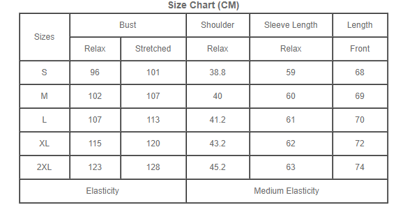 Size chart 251677